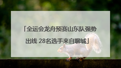 全运会龙舟预赛山东队强势出线 28名选手来自聊城
