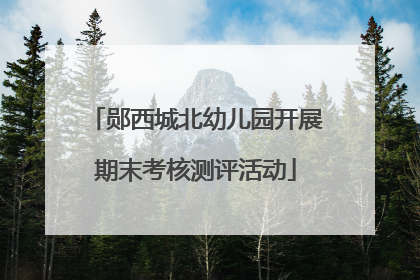 郧西城北幼儿园开展期末考核测评活动