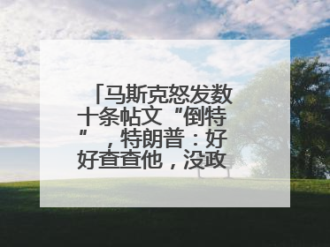 马斯克怒发数十条帖文“倒特”，特朗普：好好查查他，没政府补贴他“早回南非老家”了